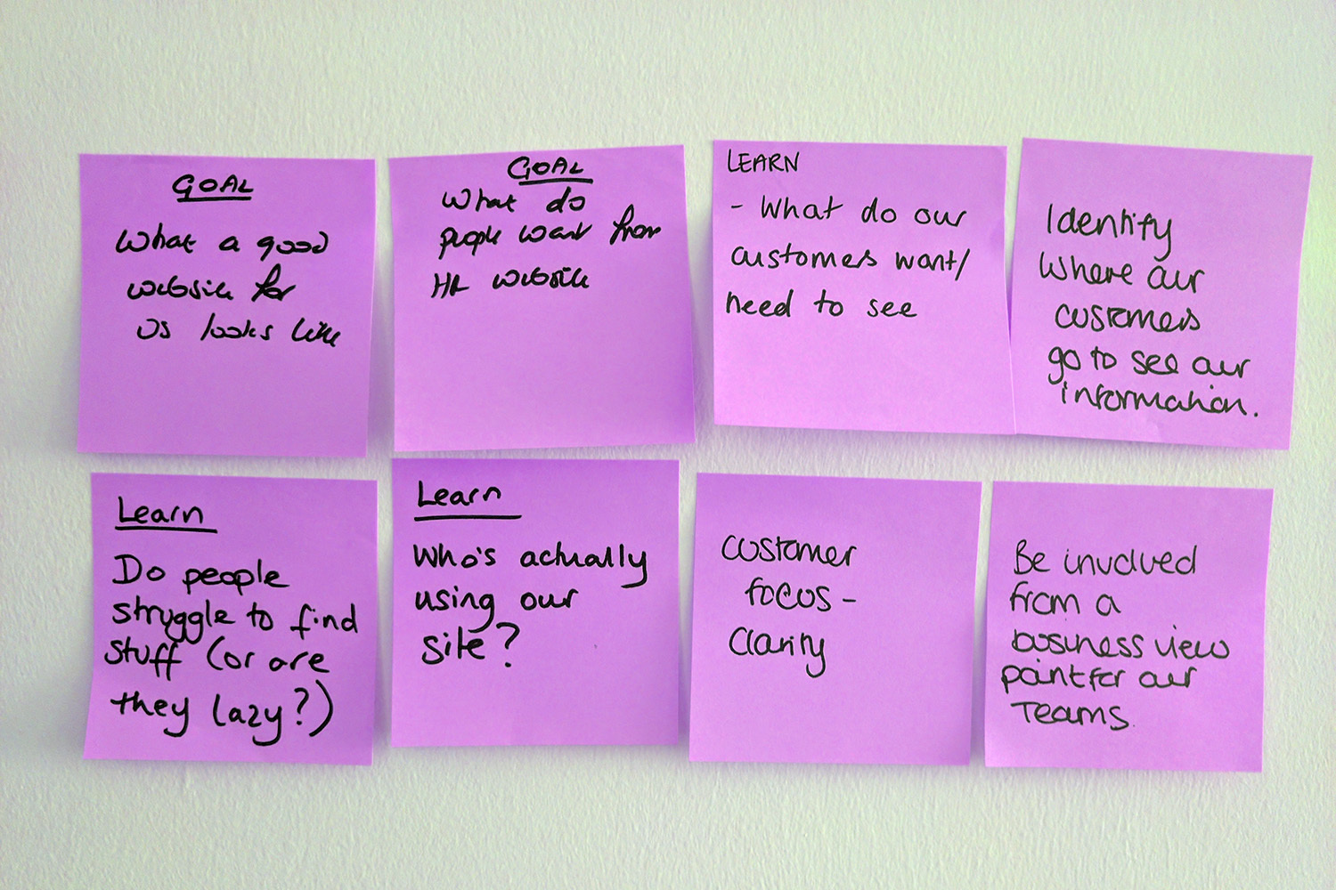 User research leads to content-first design for HR, University of Southampton poster