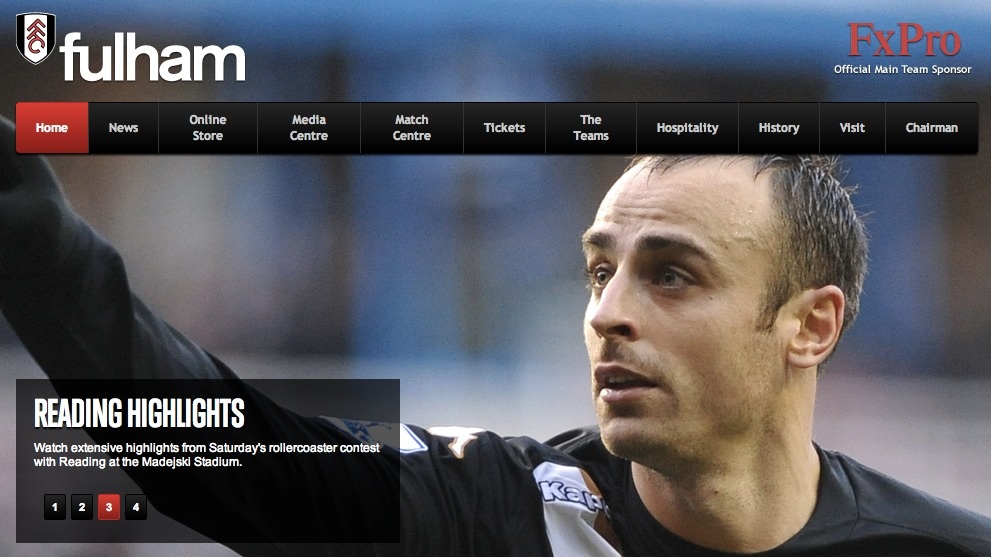 Navigation was designed to flow in order of priority of the fans