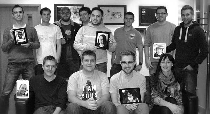 Lightmaker Team for Fulham FC Project 2013 (I'm on an iPad)